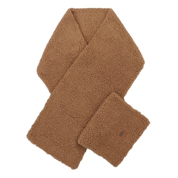 9143 Women's Sherpa Oversized Scarf Caramel One Size